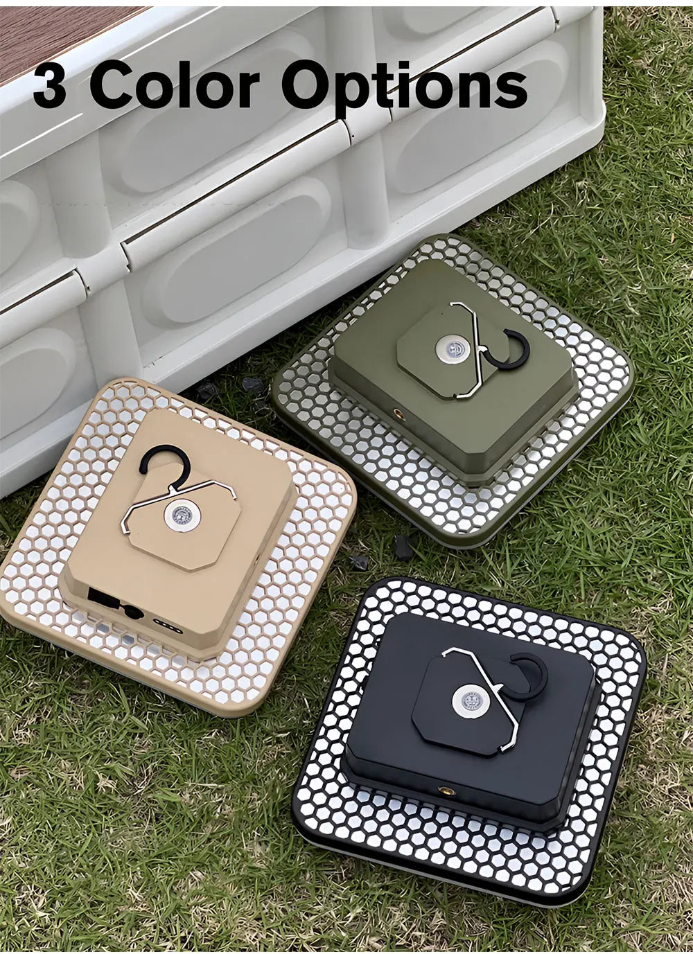 🔋 3-in-1 Portable Camping Lantern: Bright Light 💡, Power Bank 🔌 & Magnetic Base 🧲