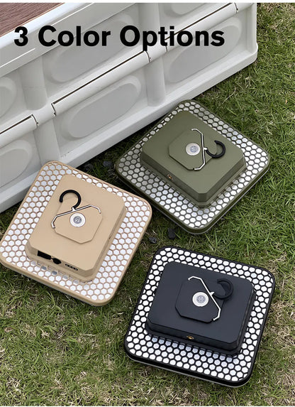 🔋 3-in-1 Portable Camping Lantern: Bright Light 💡, Power Bank 🔌 & Magnetic Base 🧲