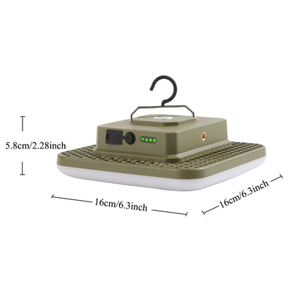 🔋 3-in-1 Portable Camping Lantern: Bright Light 💡, Power Bank 🔌 & Magnetic Base 🧲