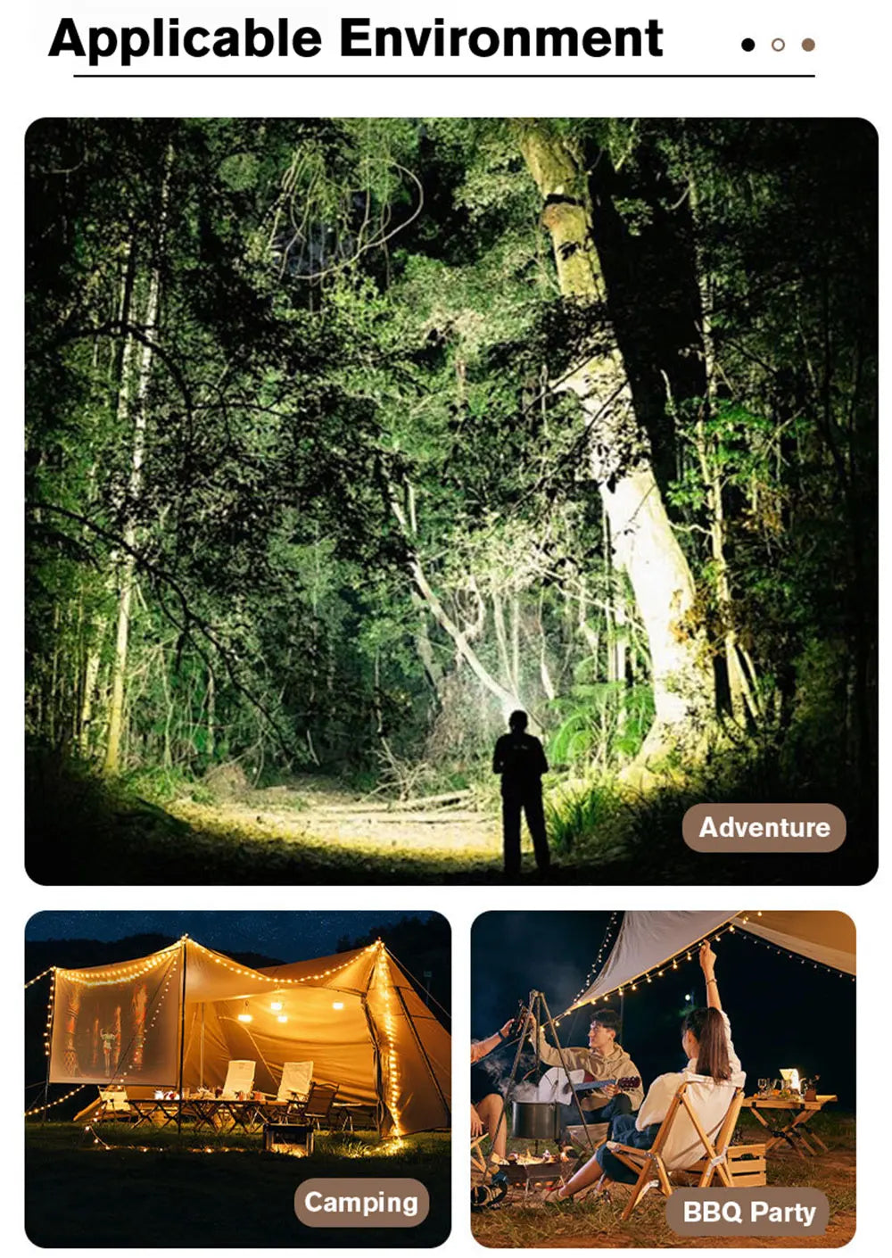 🔋 3-in-1 Portable Camping Lantern: Bright Light 💡, Power Bank 🔌 & Magnetic Base 🧲