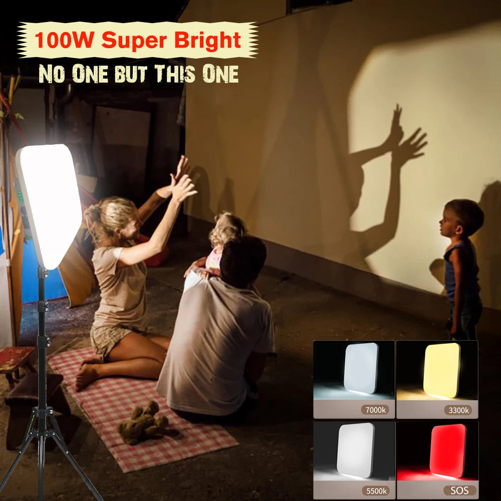 🔋 3-in-1 Portable Camping Lantern: Bright Light 💡, Power Bank 🔌 & Magnetic Base 🧲