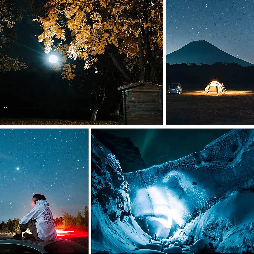 13500mAh Rechargeable LED Camping Lantern with Magnet & Zoom