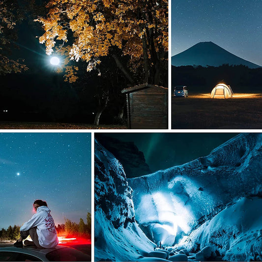 13500mAh Rechargeable LED Camping Lantern with Magnet & Zoom