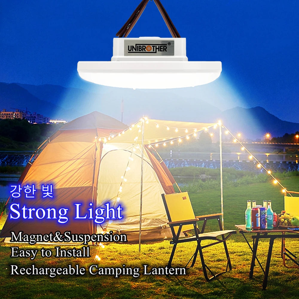 13500mAh Rechargeable LED Camping Lantern with Magnet & Zoom