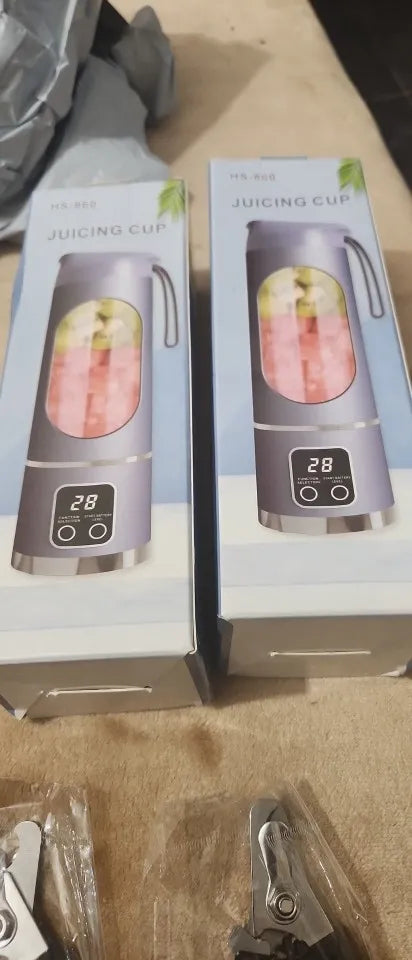 Portable USB Smoothie Blender Bottle