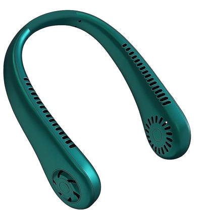 Your Personal AC: Portable 4000 mAh Neck Fan with 3 Adjustable Speeds
