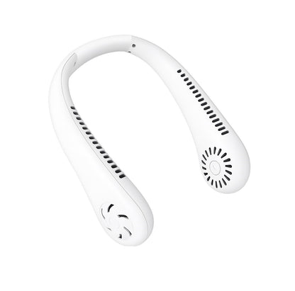 Your Personal AC: Portable 4000 mAh Neck Fan with 3 Adjustable Speeds